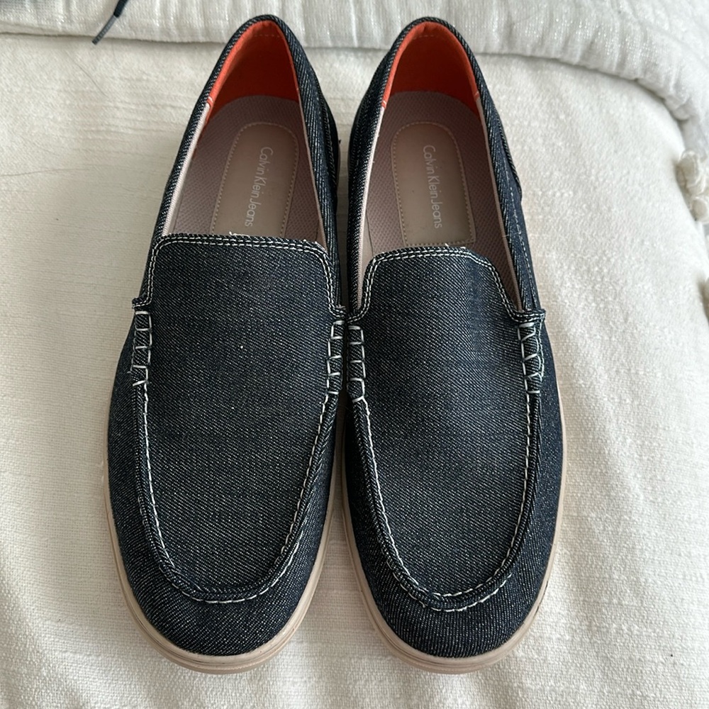 Calvin jeans - boat shoes - never worn - 11.5